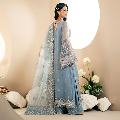 HW001 - 3 piece Resham and sequin embroidery