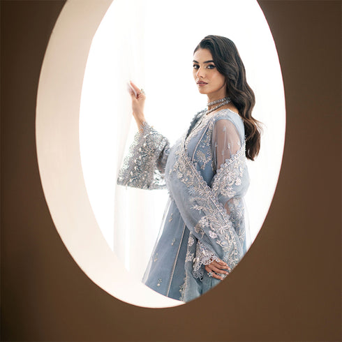 HW001 - 3 piece Resham and sequin embroidery