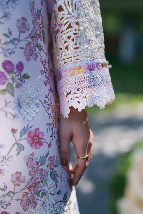 HC008 - Blush pink 3 piece stitched Chikankari Summer Collection