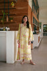 HC007 - Yellow 3 piece stiched Chikankari Summer Collection