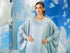 HP16 - Sky Blue Kaftan style with plazo
