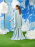 HP16 - Sky Blue Kaftan style with plazo