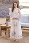 HC001 - 3 piece stitched Off-White Lawn Qalamkar Mastercopy
