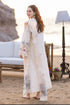 HC001 - 3 piece stitched Off-White Lawn Qalamkar Mastercopy